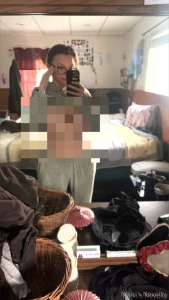 Blurry sunday morning boobs