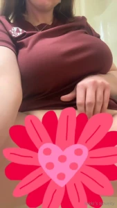 So horny at work i m playing with myself in the bathroom i can just