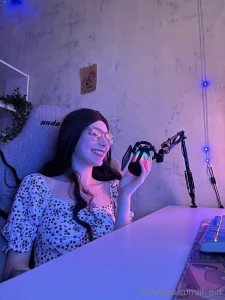 Smart but oh-so-naughty sitting pretty in white and playing with my part 1