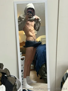 Blowing a big load all over my cum gutters help me clean it up bro