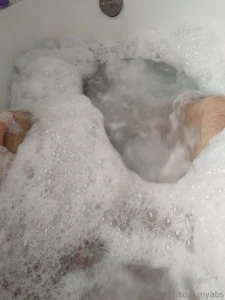 Fighting off a cold and not feeling my best so i took a bubble bath part 11
