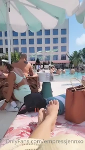 Day beds are necessary by the pool