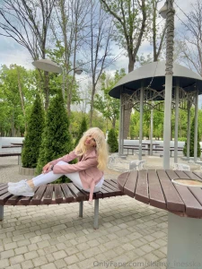 Walk in the park the weather is blissful