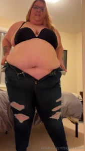 Watch a video of me trying to fit into the jeans - and then watch me