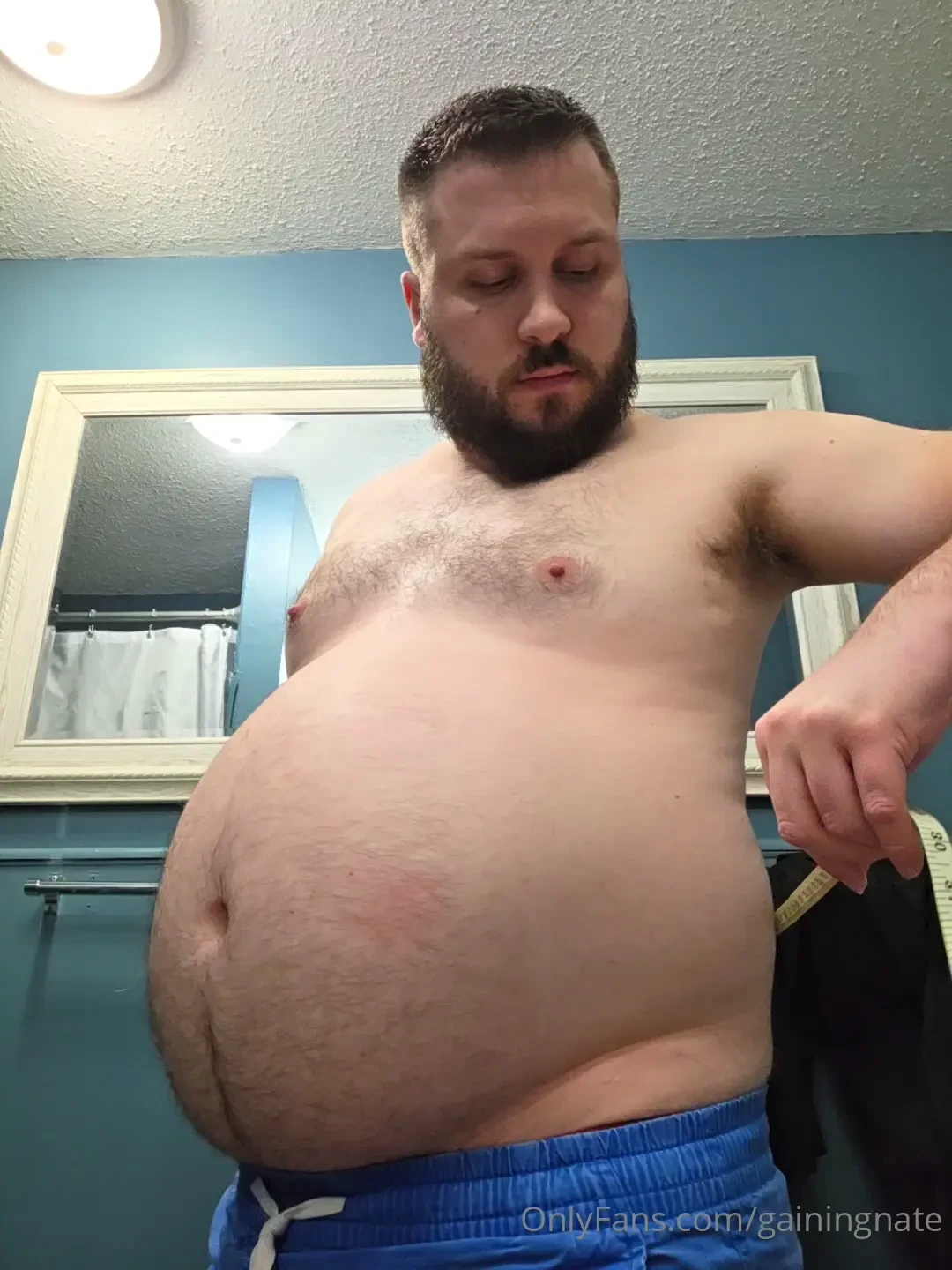 Almost 49 inches full he s really growing me maybe 50 by the end of 