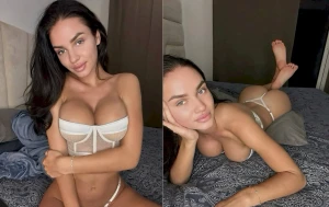 Graceful brunette your_eli with juicy tits loves blowjobs and will let part 24