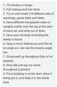 Guys for those of you who constantly message with requests for customs