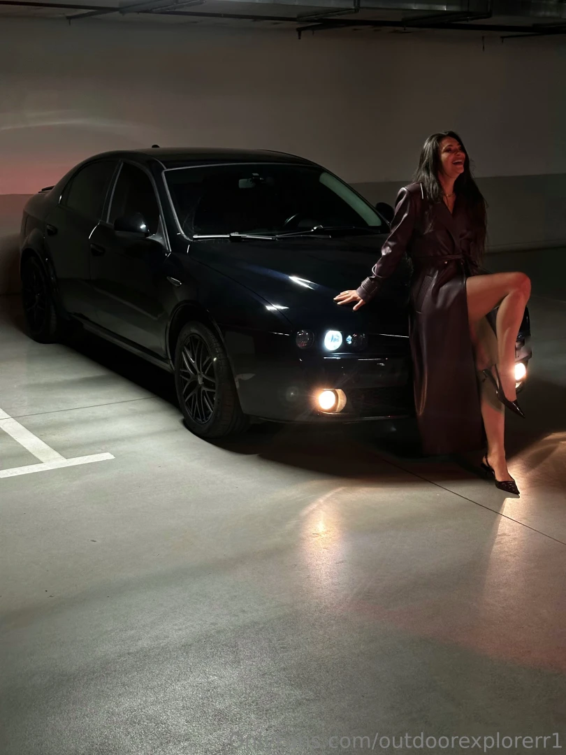 Late night cool air leather hugs my body just me the car and thoughts 