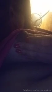 Touching my nipples makes my pussy completely wet do you want to lick