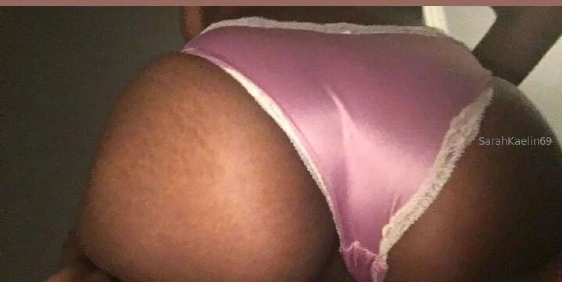 Sliding my panties to the side to showcase my pussy 