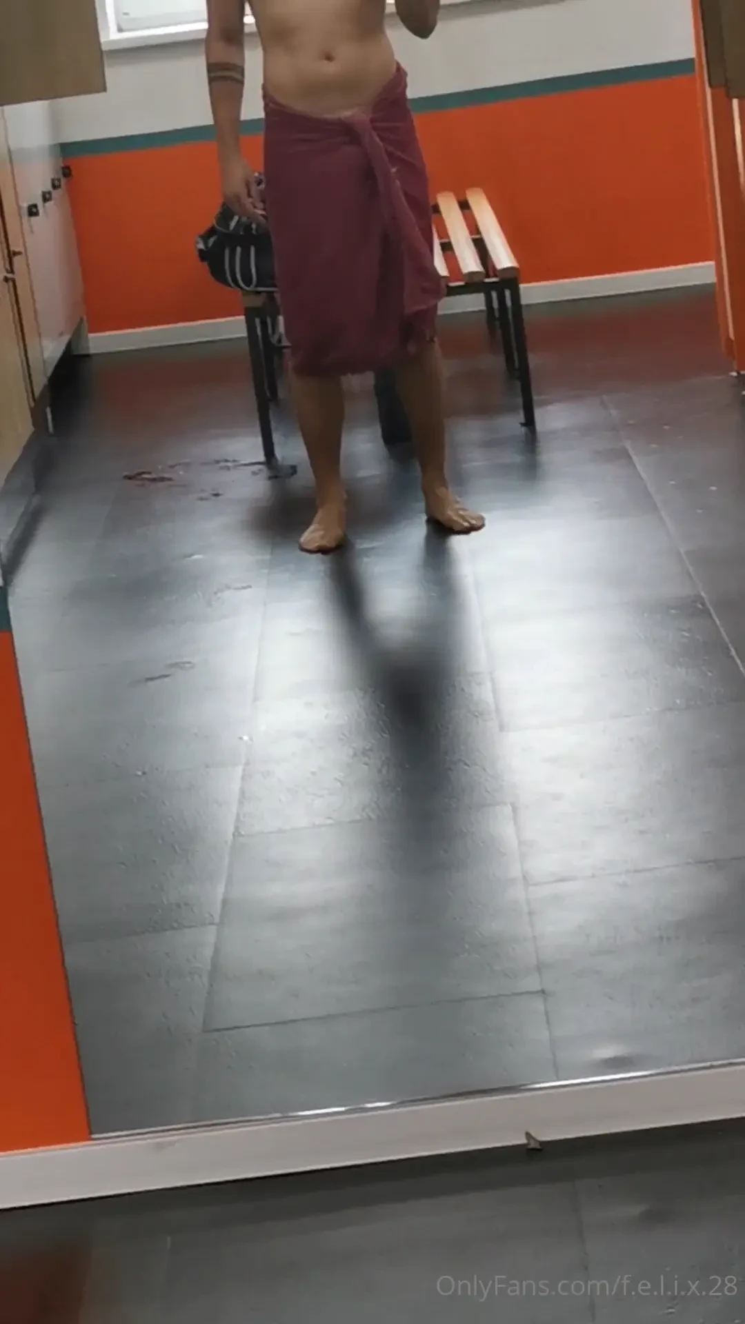 Shower after workout 