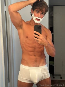 Quick shave in my new boxers sent you a nice photo in the dms limited