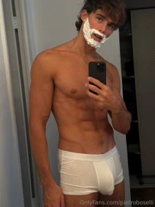 Quick shave in my new boxers sent you a nice photo in the dms limited part 1