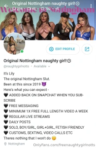 Showing these other nottingham girls who the og was you know it was me