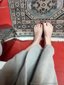 My feet after shower