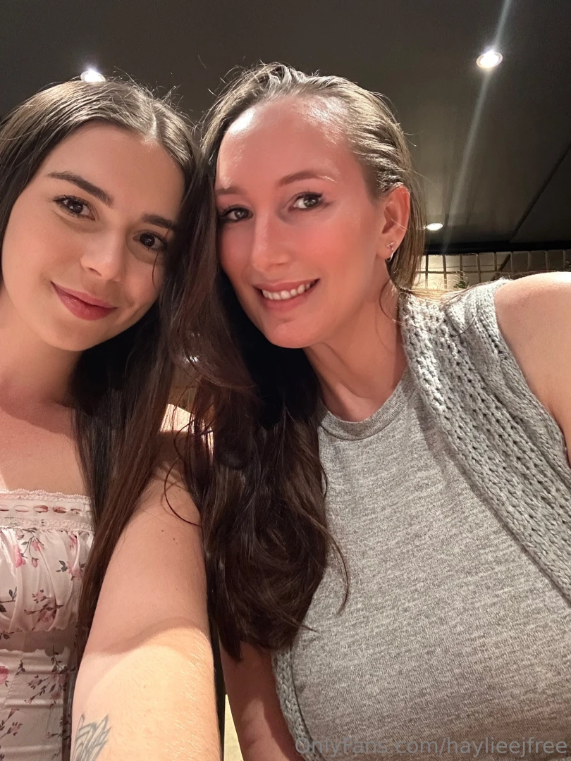 My wifey that i haven t seen in a while came to my birthday dinner the 