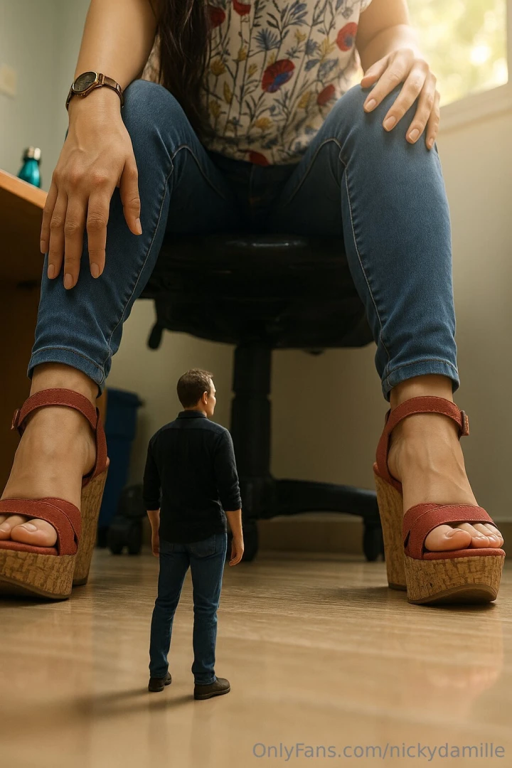 One step and it s over for you little man should i do it slowly or 