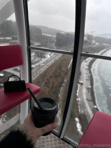 I m having coffee alone on the ferris wheel would you keep me company