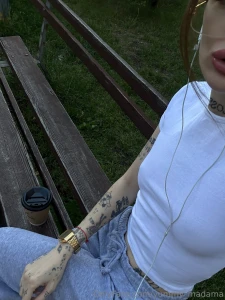 Vibing at evening park