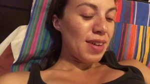 Already getting my pussy ready for my show on cam 4 video