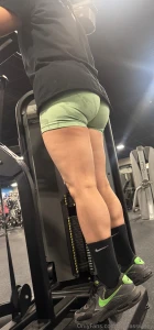 Hard day at the gym working on glutes of course always on a small part 11