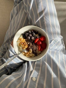 Das fr hst ck schmeckt immer besser im pyjama