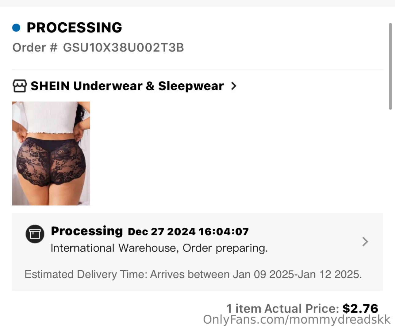 New lingerie ordered for new vids and photos stay tuned so excited part 3 