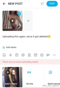 This is the 3rd video i tried uploading and this is what keeps on