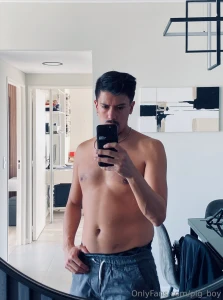 My cock playing with my milk my cock and my milk part 1