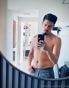 My cock playing with my milk my cock and my milk