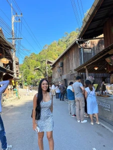 My genuine smile always comes out when i travel