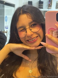 Just me being a little crazy while trying on glasses