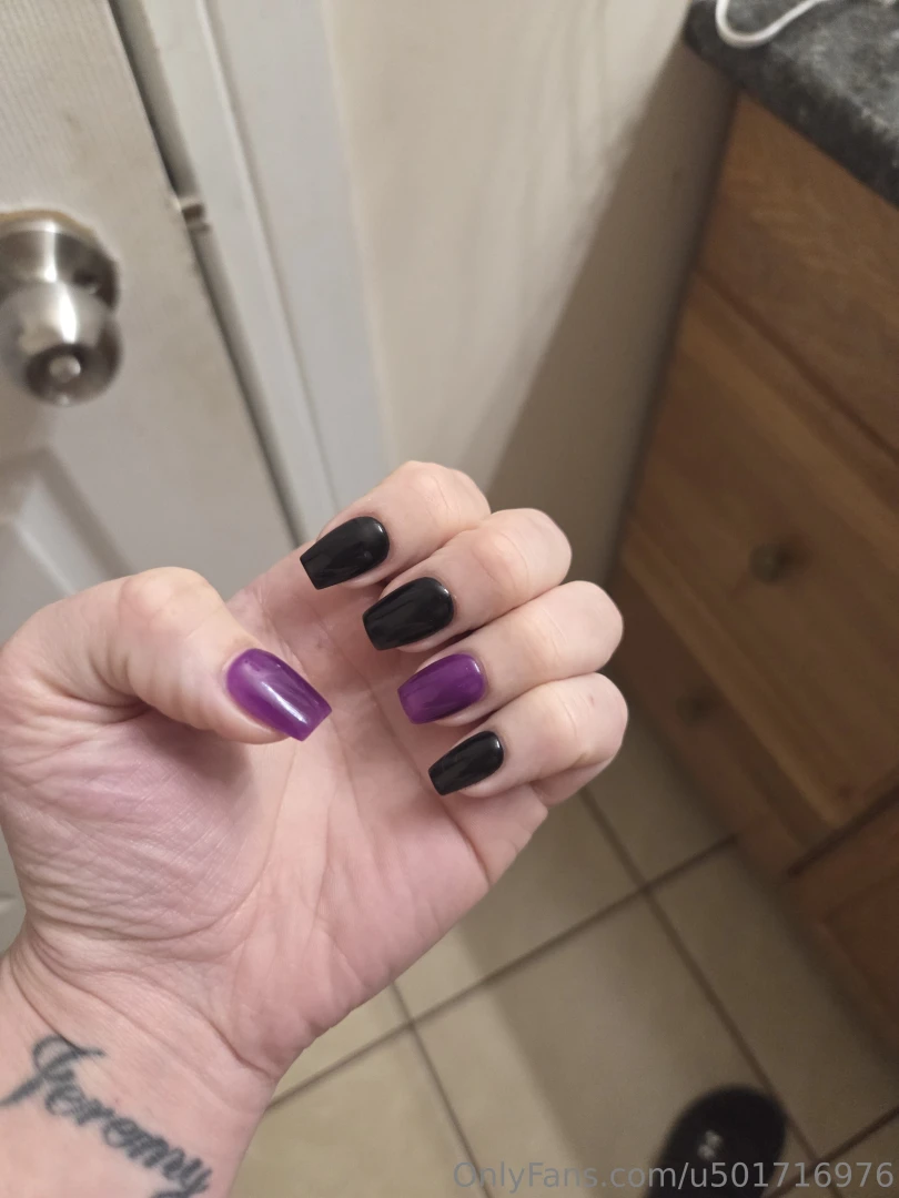 New fingers and toes to match my hair 