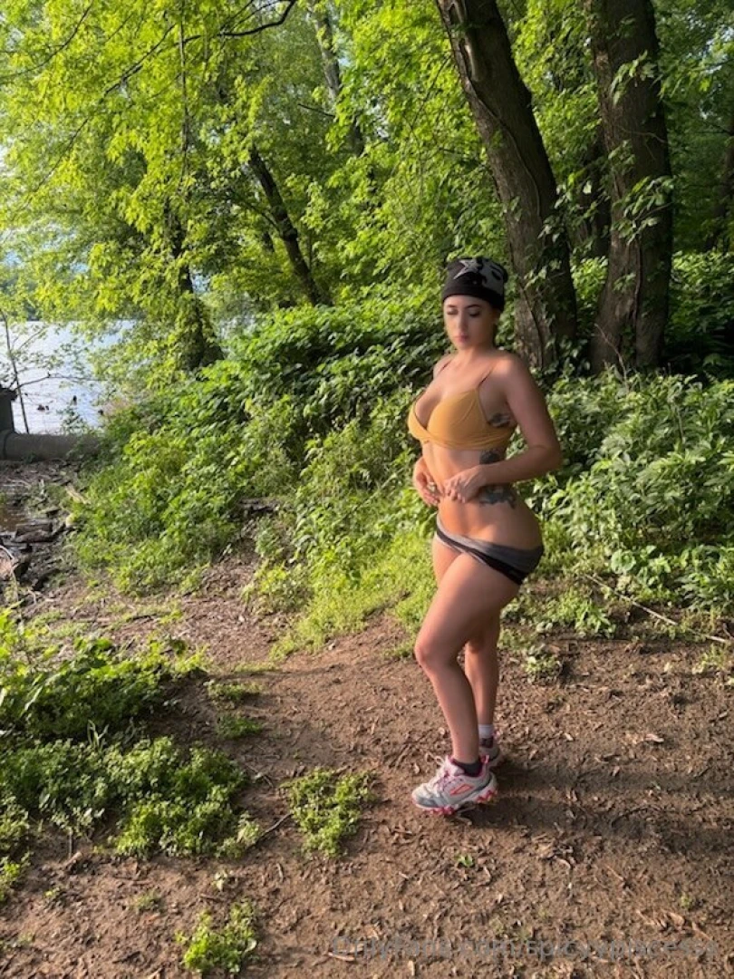 Took a hike naked 