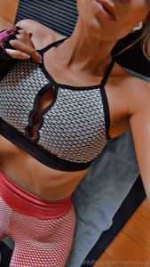 Gerade mein training beendet und ich schw re meine leggings war heute