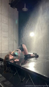 Wet dancing is when your body slides your clothes stick and your