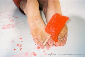 Stepping on your feeds quickly to see if the new songs has wiggled it