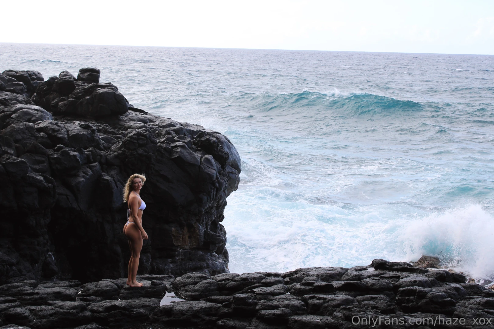 Over here standing on old lava part 2 