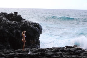 Over here standing on old lava part 2