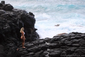 Over here standing on old lava part 1