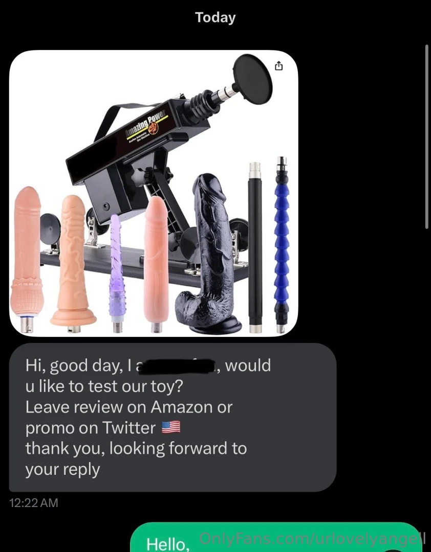 I will be promoting this sex machine for yall this week i m sooooo 