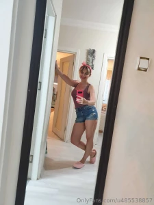 Love to be sexy at home too jeans shorts one of my favourite do you