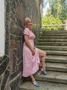 Pink summer dress - loved to wear it one summer used to put it on hot