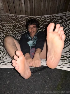 Start at my feet then take off the rest yeah outside too part 1