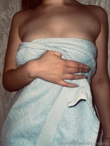 The towel is barely hanging on or maybe it just knows better than to part 2