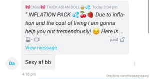 Grab the huge inflation package in your dms now or tip 10 for it