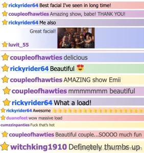 Are you guys ready the highly anticipated cum facial ticket nbsp show