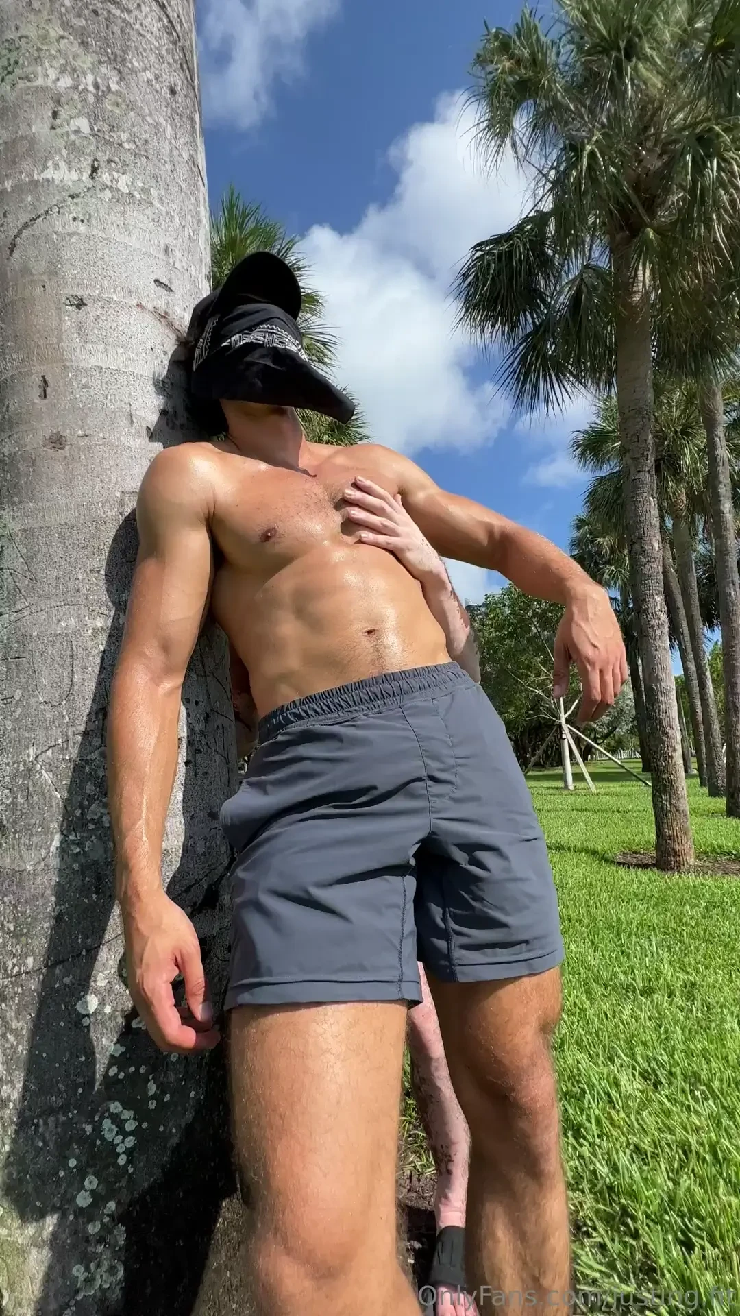 I was minding my business at the park and then seespotrun showed up 