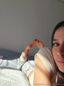 Barefoot comfortable and knowing there are eyes that love to look at part 1