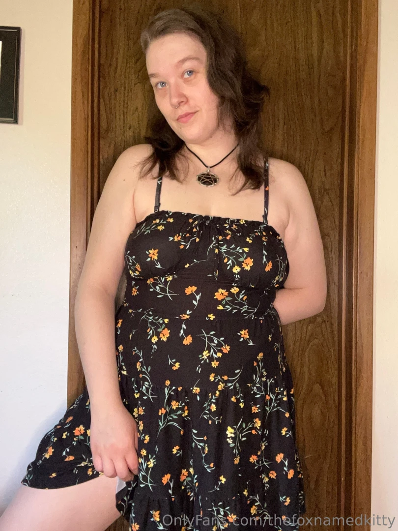 Can you guess what i m wearing under this short dress today is so hot part 2 